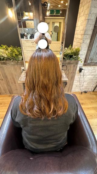 セミロング 久保田 琉菜のヘアスタイル