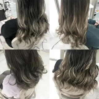 カラー ヘアアレンジ ロング See by merのマツエク・マツパデザイン