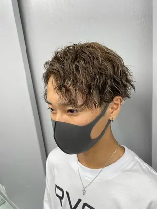 ショート カラー パーマ メンズ 🍃メンズヘア🍃 セヤシュウヘイのヘアスタイル