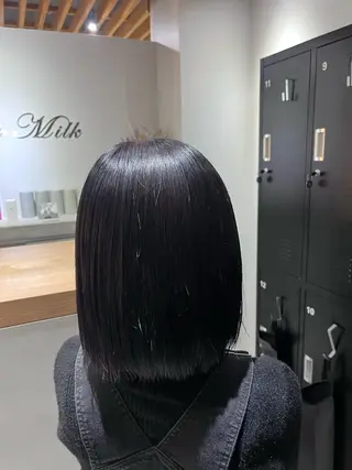 カラー 顔周りカット/ 透明感カラー/ユイのヘアスタイル