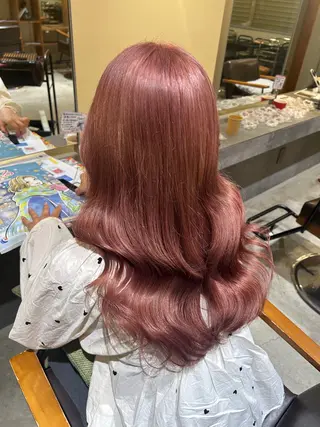 ロング カラー 熊谷 鈴のヘアスタイル