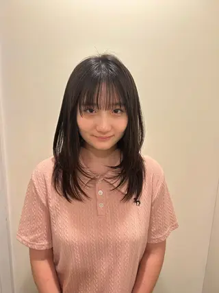 セミロング レイヤー✨パーマ 🌙 nanacoのヘアスタイル