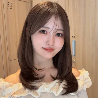 ミディアム 🌸透明感/レイヤー / 栗林 彩🌸のヘアスタイル