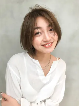 ショート カラー stylist　篠崎 憲一のヘアスタイル