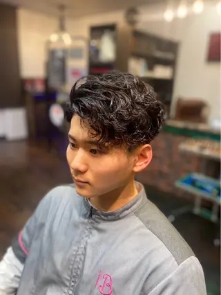 パーマ メンズ 【メンズパーマ】 山下勝勲のヘアスタイル