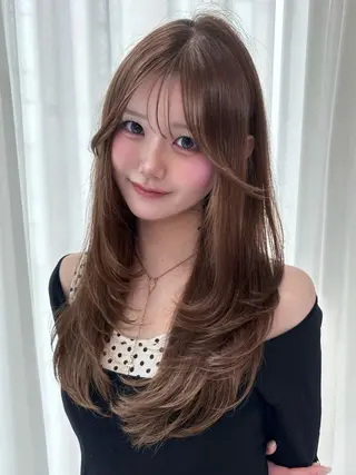 ロング カラー 天神美容室 🎀hinaのヘアスタイル