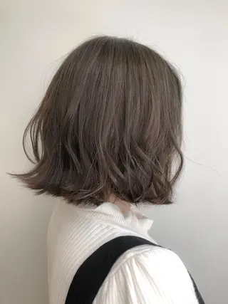 ミディアム カラー 【透明感、艶髪】西村 有司のヘアスタイル
