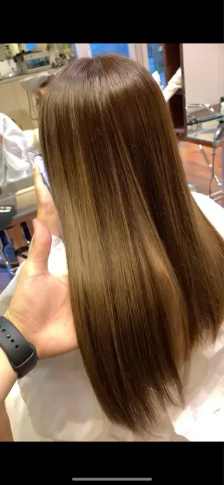 ロング カラー 吉野 武のヘアスタイル