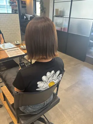 ショート カラー 心斎橋/透明感カラー 🫧アサノハルカのヘアスタイル