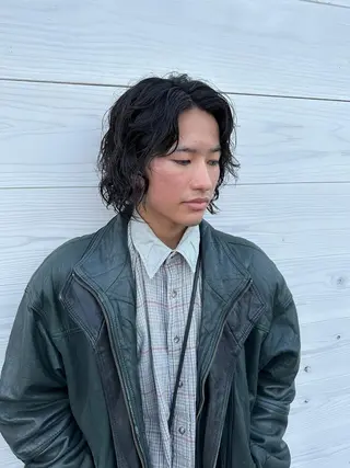 パーマ メンズ 【Gisel筑紫野】 Asakiのヘアスタイル