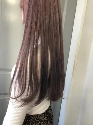 ロング カラー Pia ツボイ ケイタのヘアスタイル