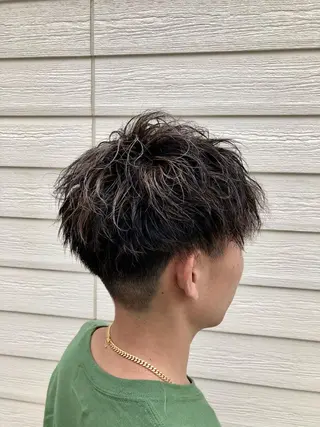 ショート カラー メンズ ✨ケア×デザイン🎨 杉本賢人のヘアスタイル