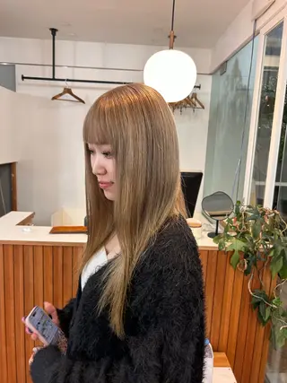 カラー かがやしづ ⭐️カラーモデルのヘアスタイル