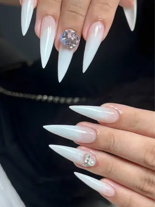 ネイル Nailグリン 🍑のネイルデザイン