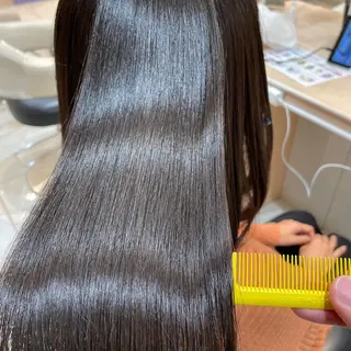 ロング 縮毛矯正、髪質改善/ 松田 龍之介のヘアスタイル