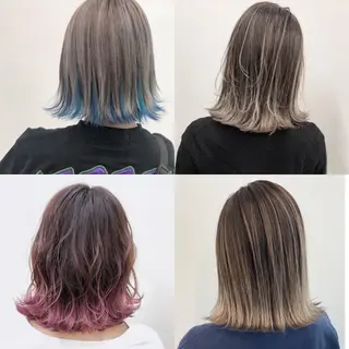 ミディアム 山下 翔のヘアスタイル