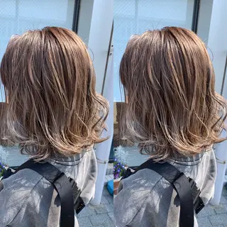 カラー 水戸/ブリーチカラー ♠️♠️會澤遼真のヘアスタイル
