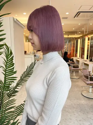 ショート カラー 西本 夏美のヘアスタイル