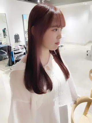 ロング カラー stylist トモヤのヘアスタイル