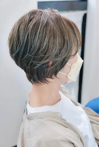 ショート カラー 【半個室サロン】 山本 崇仁のヘアスタイル