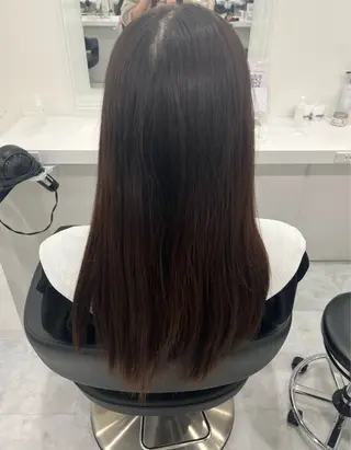 ロング 韓国× ベージュ特化🤎のヘアスタイル