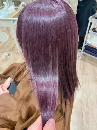 ミディアム カラー ボブとパーマの達人 /美容室難民の方是非のヘアスタイル
