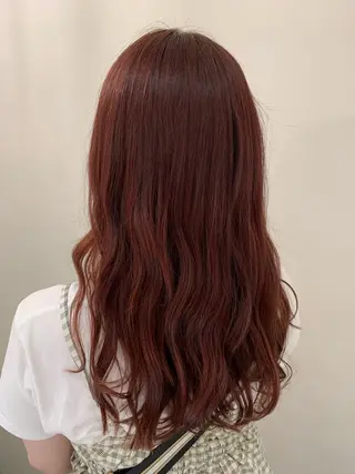 セミロング カラー ヘアアレンジ 🐝岡本 柚葉🐝のヘアスタイル