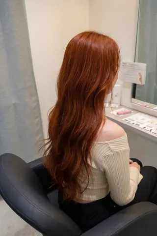 ロング tre.甲子園口店/ レイヤーカットのヘアスタイル
