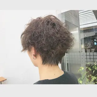 パーマ メンズ 店長福島成美/髪質 改善縮毛矯正/カラーのヘアスタイル