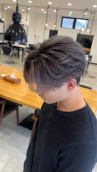 メンズ HIROMU メンズパーマ/カラーのヘアスタイル