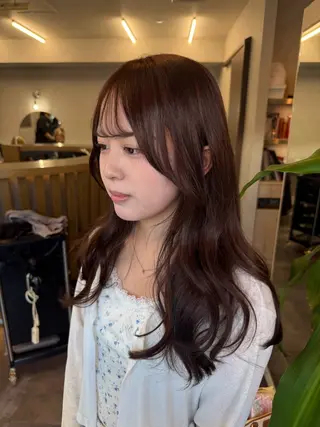 セミロング ダブルカラー /まつ毛パーマ🎀のヘアスタイル