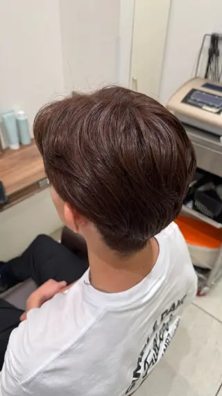 カラー メンズ 薮押 いづみのヘアスタイル