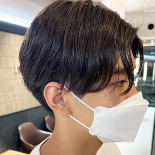 ショート カラー パーマ メンズ アイブロウ 丁寧なカウンセリング 🌿Chiemi🌿のヘアスタイル