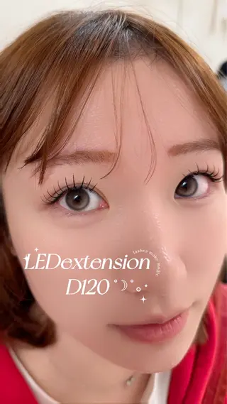 マツエク・マツパ Le'a first KANAMI🤎🎀のマツエク・マツパデザイン