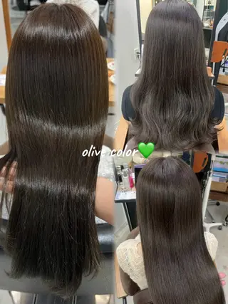 ロング かおり/似合わせ/ 透明感カラーのヘアスタイル