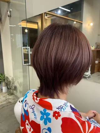 ミディアム 🌻花屋併設🌻濱 幸帆のヘアスタイル