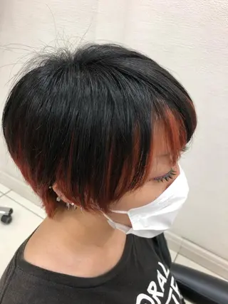 ショート カラー 渕向 克海のヘアスタイル