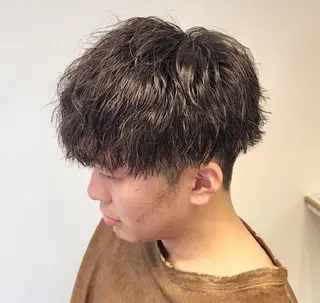 ショート パーマ メンズ 【イケメン風パーマ】 SHOFYのヘアスタイル