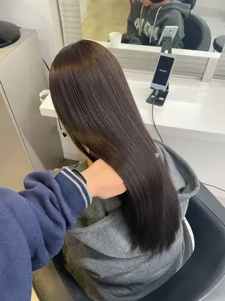 ロング カラー 🖤韓国暗髪 |透明感カラー ゆりのヘアスタイル