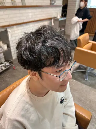 パーマ メンズ カットモデル 募集🪄🫧まどかのヘアスタイル