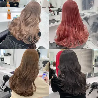 セミロング カラー ヘアアレンジ 髪質改善/美髪矯正 艶髪/Takutoのヘアスタイル
