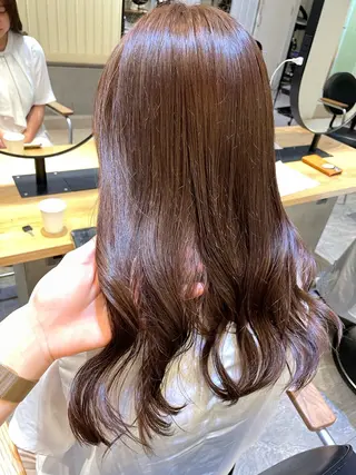 ロング カラー 💘韓国レイヤー上 品カラーruru💘のヘアスタイル