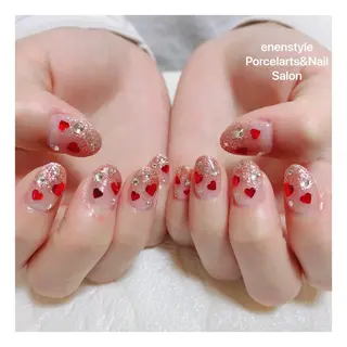 ミディアム ネイル 🐾enen style 🐾のネイルデザイン