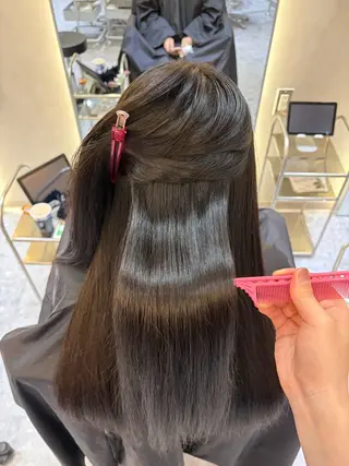 セミロング Ayano🎀似 合わせ×透明感🎀のヘアスタイル