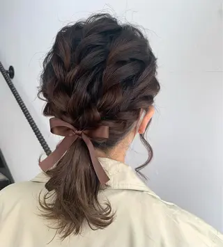 セミロング ヘアアレンジ Emma ecole /栄/RIOのヘアスタイル