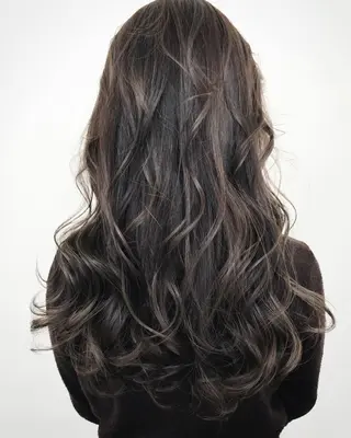 セミロング カラー 髪質改善サロン ARCHE野瀬冬馬のヘアスタイル