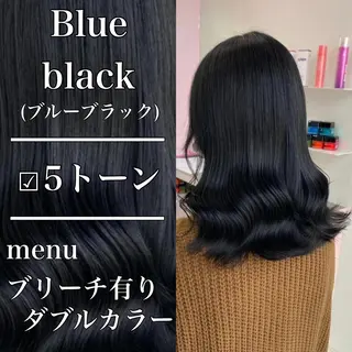 ミディアム カラー ヘアアレンジ レイヤー×透明感カラ ーHAYATOのヘアスタイル