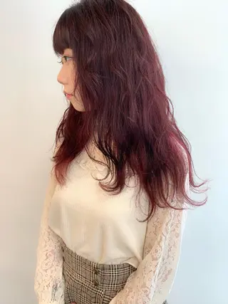 セミロング 透明感カラー✂︎ /縮毛矯正/YUKAのヘアスタイル