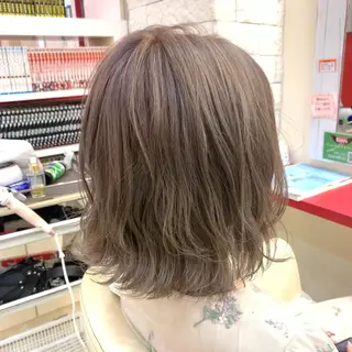 ミディアム カラー 櫻井 なんなのヘアスタイル