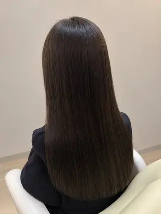 ロング カラー 田中 翔大のヘアスタイル